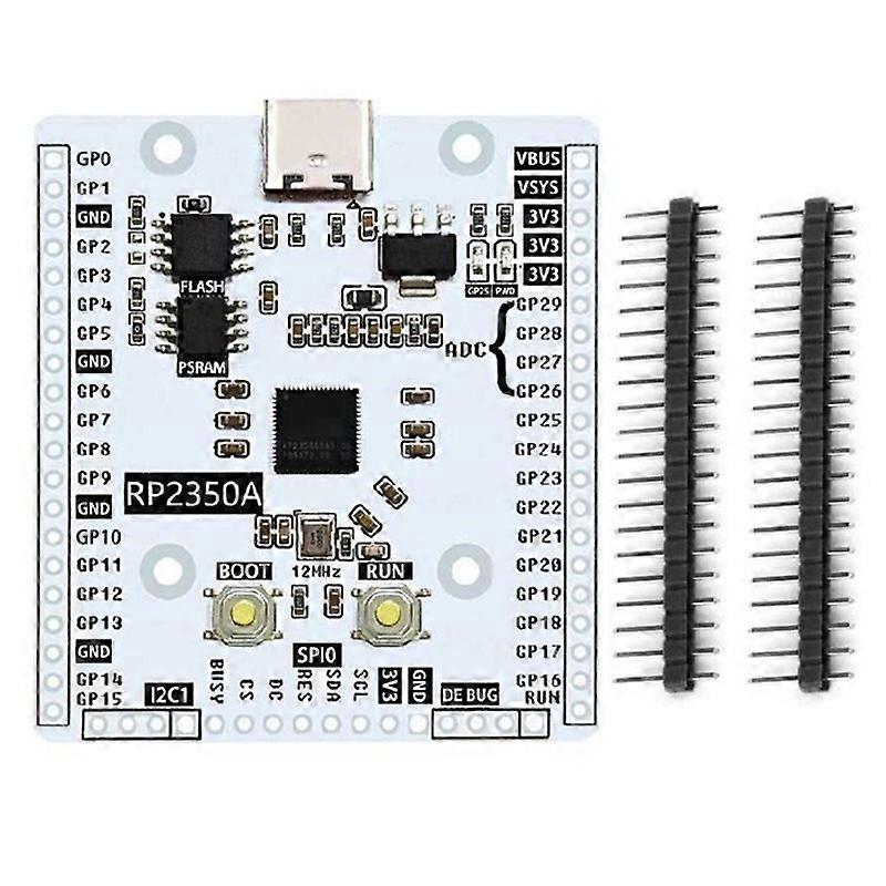 USB-C Connected compatible with Raspberry Pi Pico 2 RP2350A Development Board Featuring RP2350-Linux PSRAM compatible with Advanced Projects