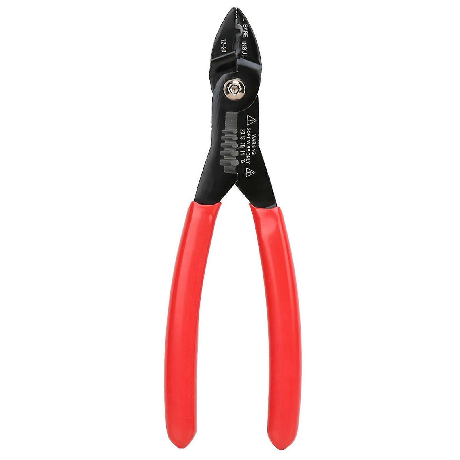 Cable Stripper 7in Professional Electrical Cable Stripping Crimping Tool Wire Strippercompatible withTerminals Electrical Tool