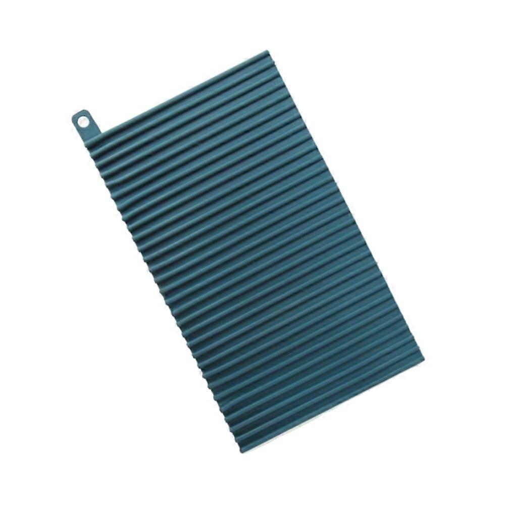 Rectangular Non-Slip Tableware Drain Pad For Kitchen Counter Cleaning 30*18*1cm 1Set