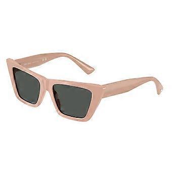 Jimmy Choo JC5028 501987 Vollrand-Sonnenbrille für Damen, pink, Cat-Eye-Design, UV3-Schutz, Original