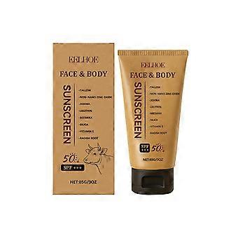 EELHOE Tallow Protective Cream, Outdoor Uv Protection Mild Refreshing Texture Moisturizing And Isolating Cream