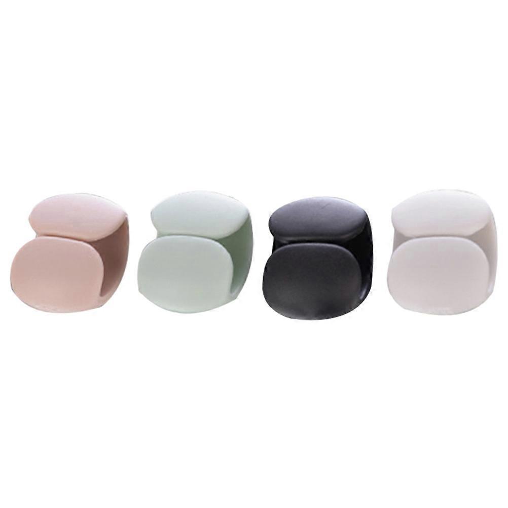 Earphone Cable Wrap Multi-Function USB Cable Clip 4Pcs Assorted