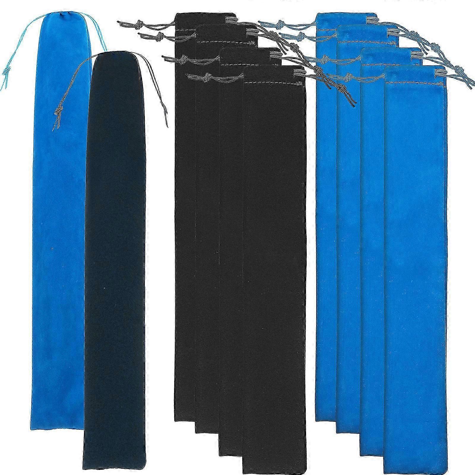 Suede Flute Storage Bag for Storage with Drawstring Closure 20Pcs