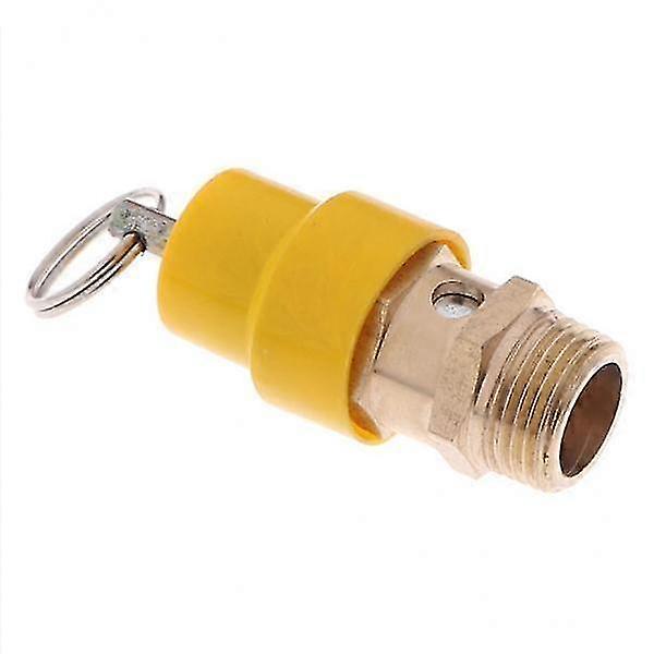 Premium Solid Brass Air Pressure Relief Valve - 1/2" Size