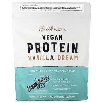 Leef bewust, veganistische proteïne, Vanilla Dream, 520 g