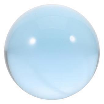 Clear Ball For Juggling | Acrobatic & Conjuring Crystal Ball Prop | Transparent Sphere Ornament 3.14" | For Adults Beginners Circus Stage Performance 