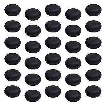 100pcs Gesichtsmaske Knopf Maske Anti Choke Button Maske Seil Regulator Maske Verstellbare Schnalle Anti-Rutsch Schnalle für Mann Frau Kinder (Schwarz)