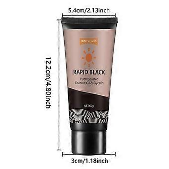 60g Body Blackening Cream, Long-Lasting Moisturizing Formula for Natural Glow and Healthy Skin Tone