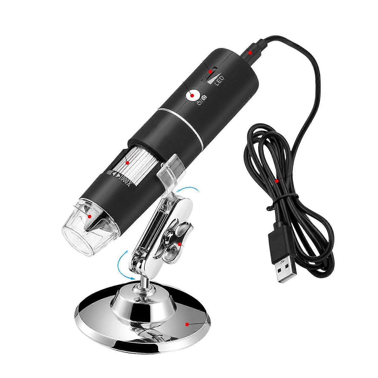Convenient Wireless Digital Microscope, Skybasic 50X-1000X Magnification WiFi Portable Handheld Microscopes