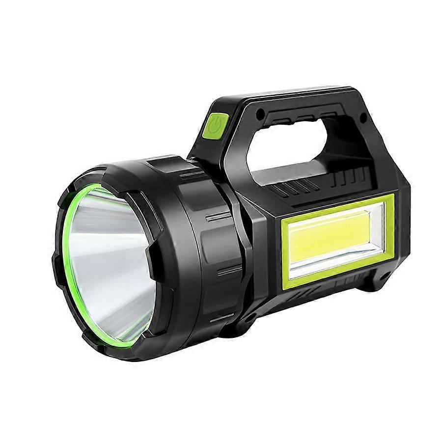 Solar Rechargeable LED Flashlight Portable Spotlight