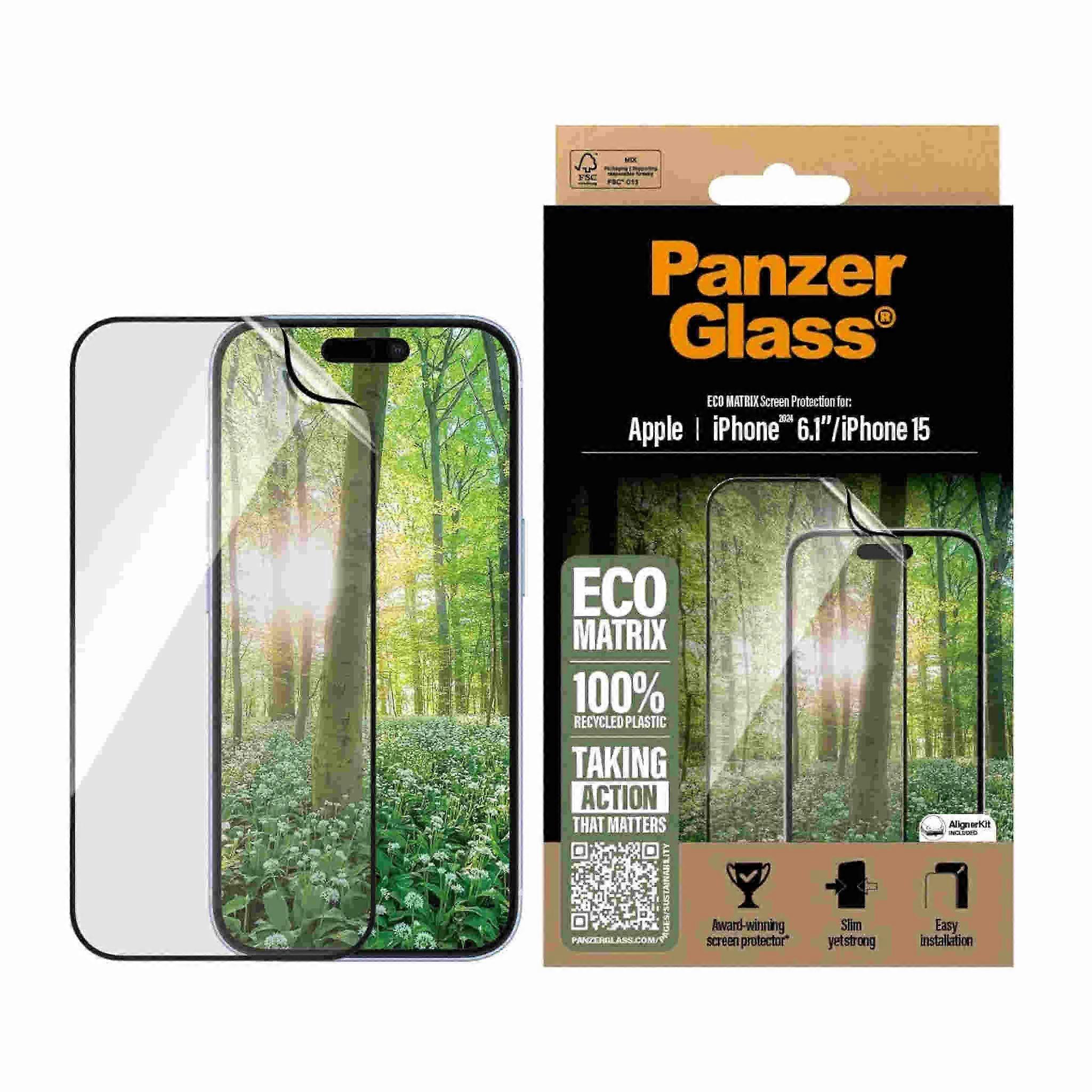 PanzerGlass for Apple iPhone 16 MATRIX Screen Protector Ultra-Wide
