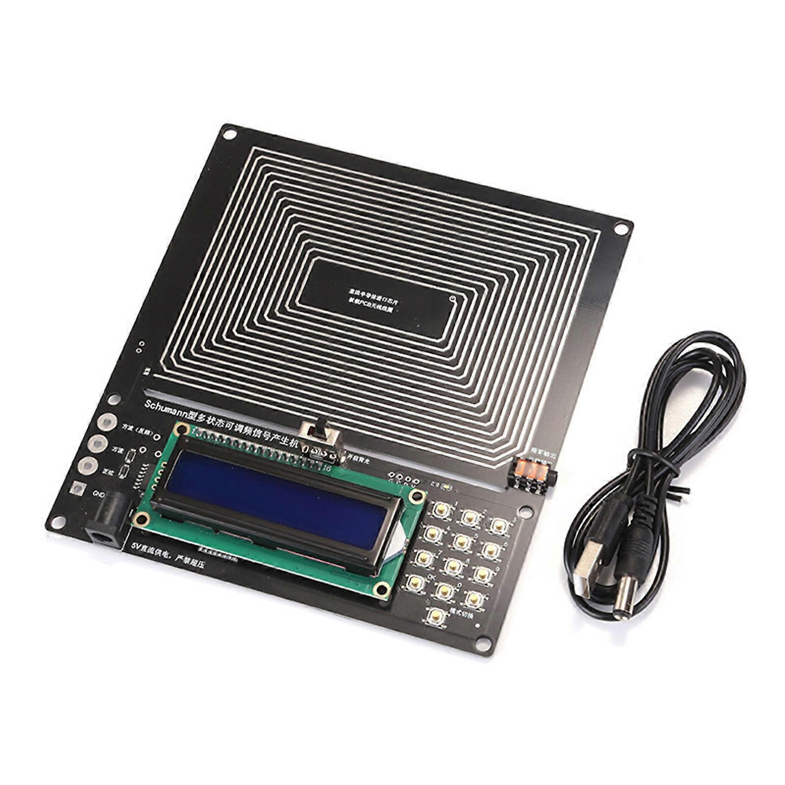 Low Power Consumption Signals Source Generator with 3V Sine & 5V Square Outputs for Physics Experiments Multicolor