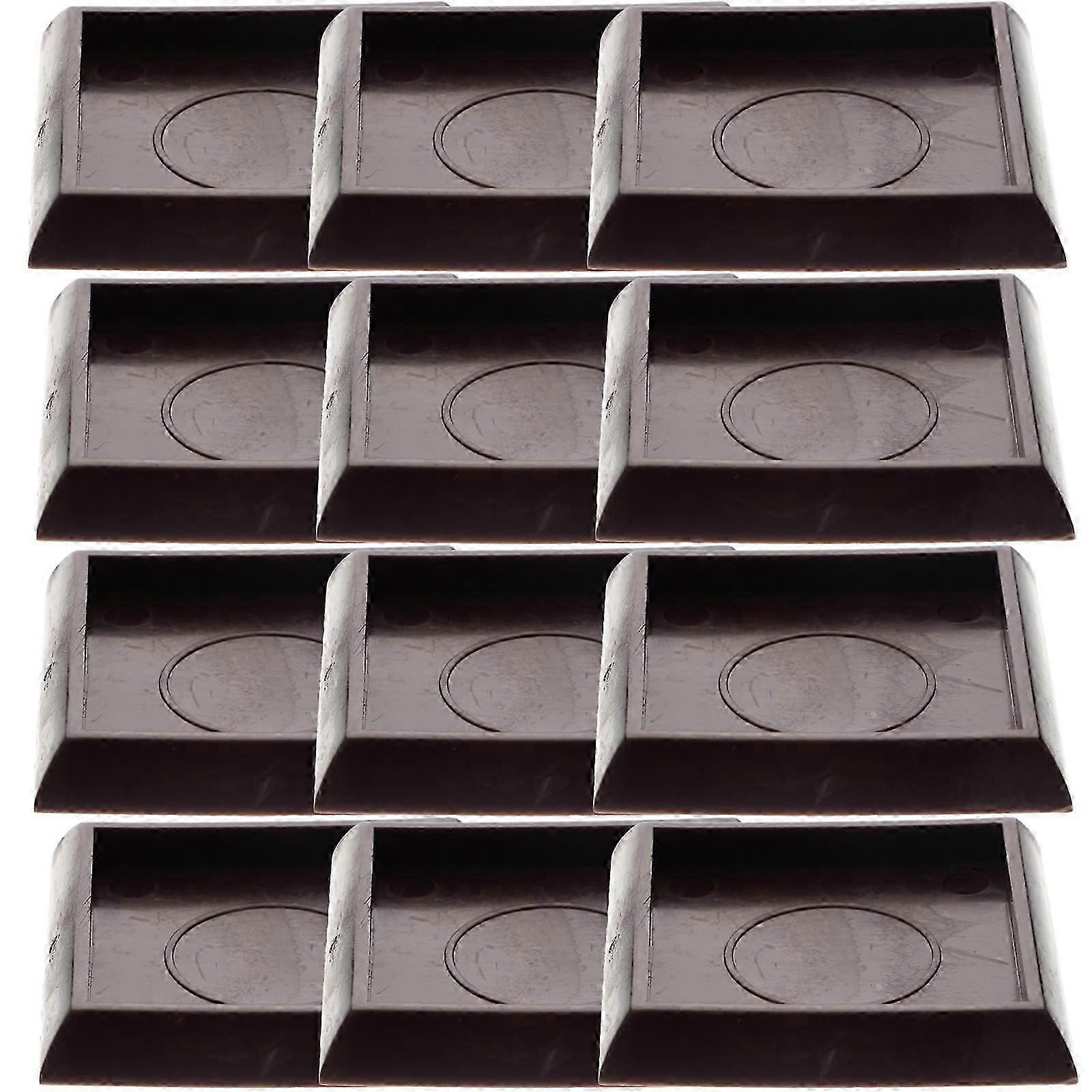 12Pcs Professional Bed Stoppers Multi-function Couch Stoppers Compact Chair Wheel Stoppers
