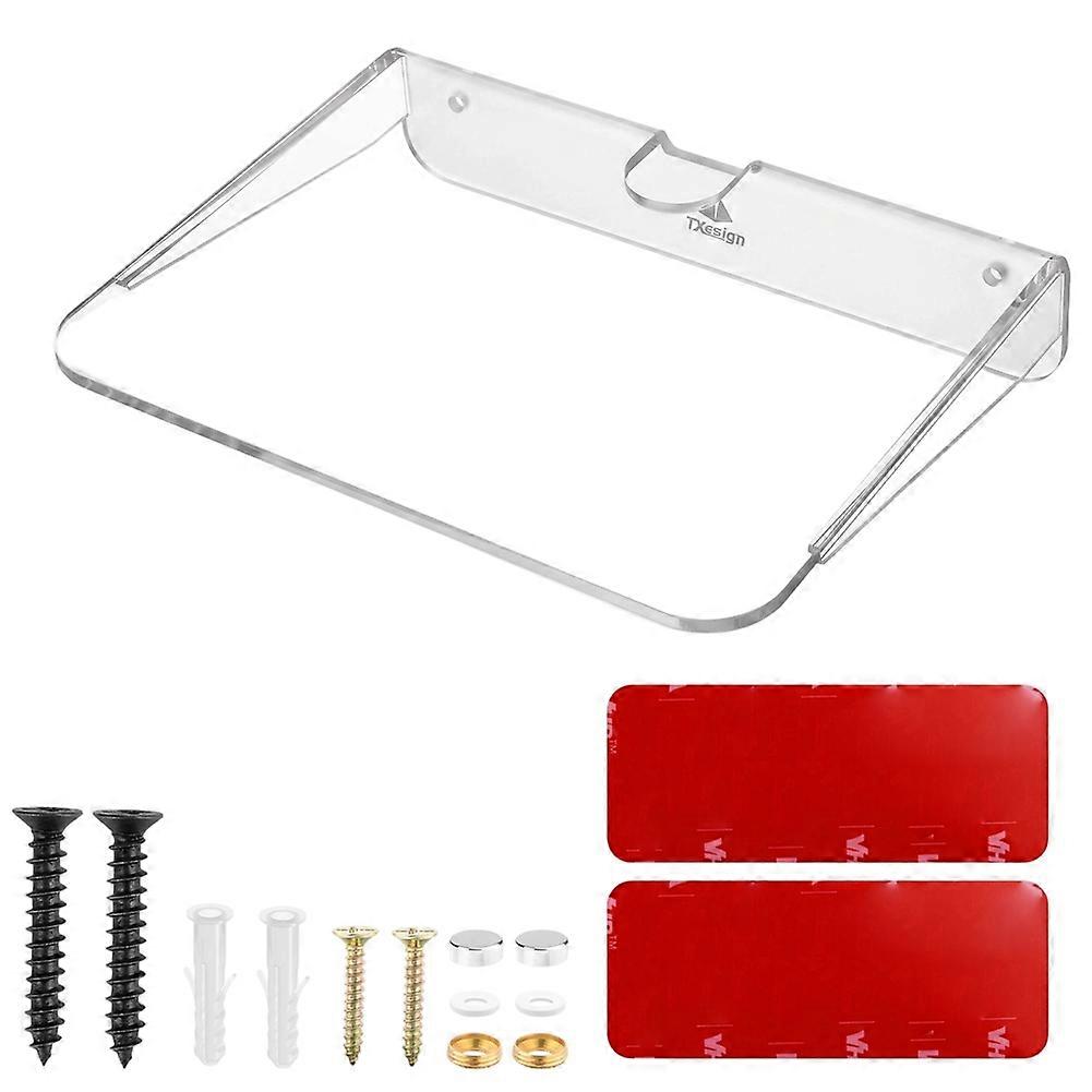 Hidden Suspended Wall Mounted Speaker Storage Bracket, Bluetooth Speaker Wall Mounted Display Base, Fixed Bracket