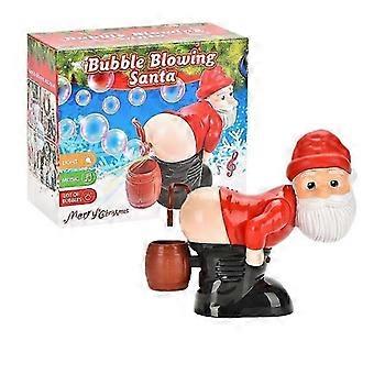 Christmas Funny Santa Electric Bubble Blowing Machine Leak Proof Machine Bubble