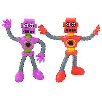 4 stuks telescopische zuignap robot speelgoed vervorming telescopische arm benen educatief speelgoed kinderen volwassen cartoon educatief speelgoed