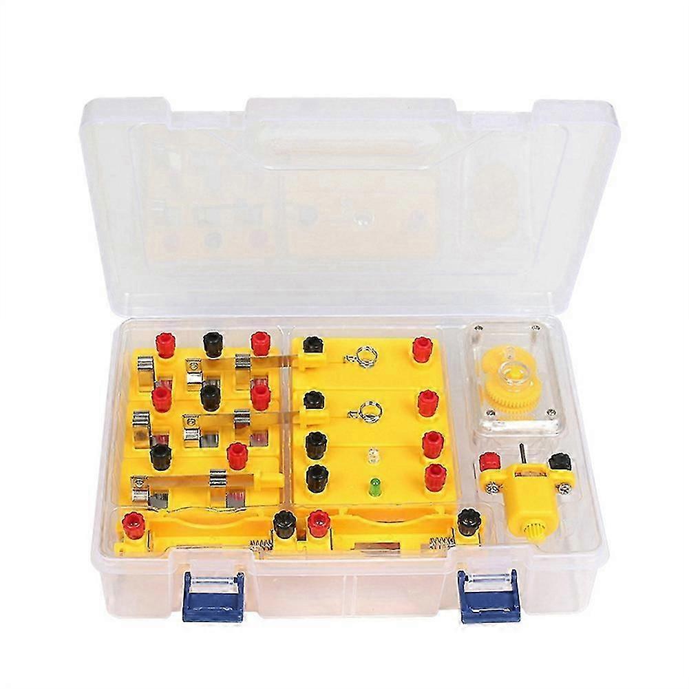 Kids DIY Basic Circuit Electricity Learning Kit, Physics Science Educational Experiment Toy