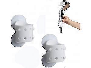 2pcs Silicone Adjustable Shower Head Suction Cup Holder