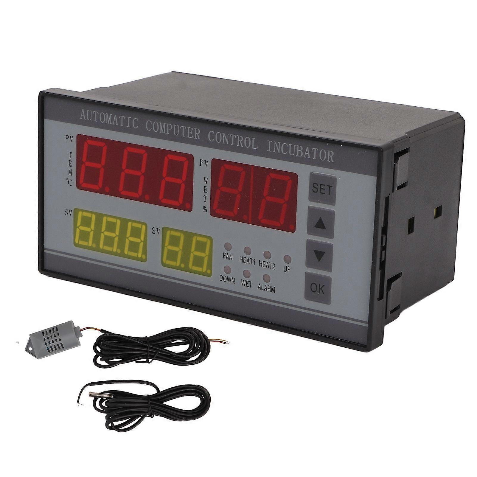 Incubator Temperature Humidity Controller Professional Automatic Hatching Machine Temperature Controller AC160?240V 50Hz