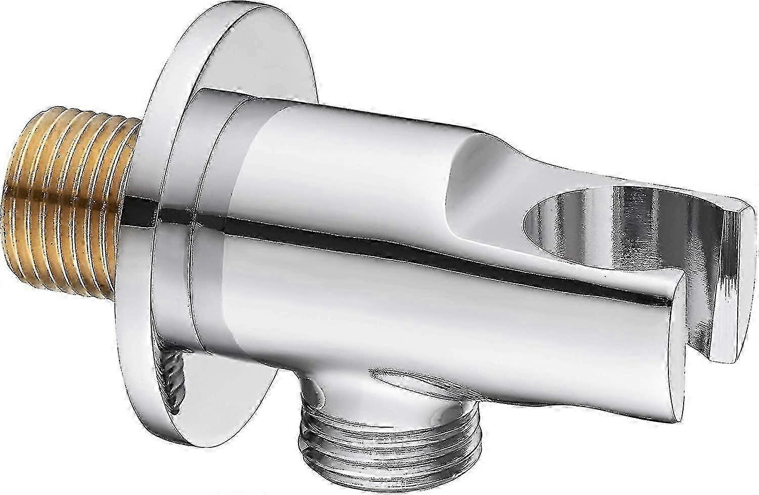 Chrome Angled Shower Head Holder