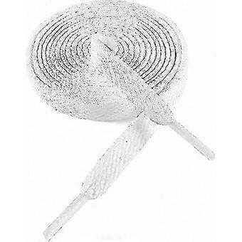 8mm Wide White Shoelaces compatible with Sneakers, Durable and Economical Flat Laces compatible with Athletic Shoes