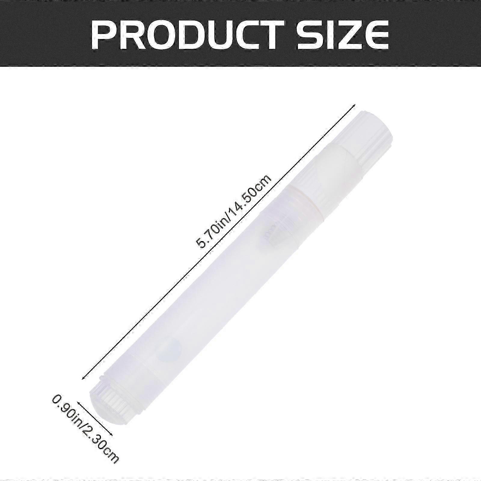 Graffiti Pen Shells Plastic Pen Shells for Writing 7Pcs White Pack