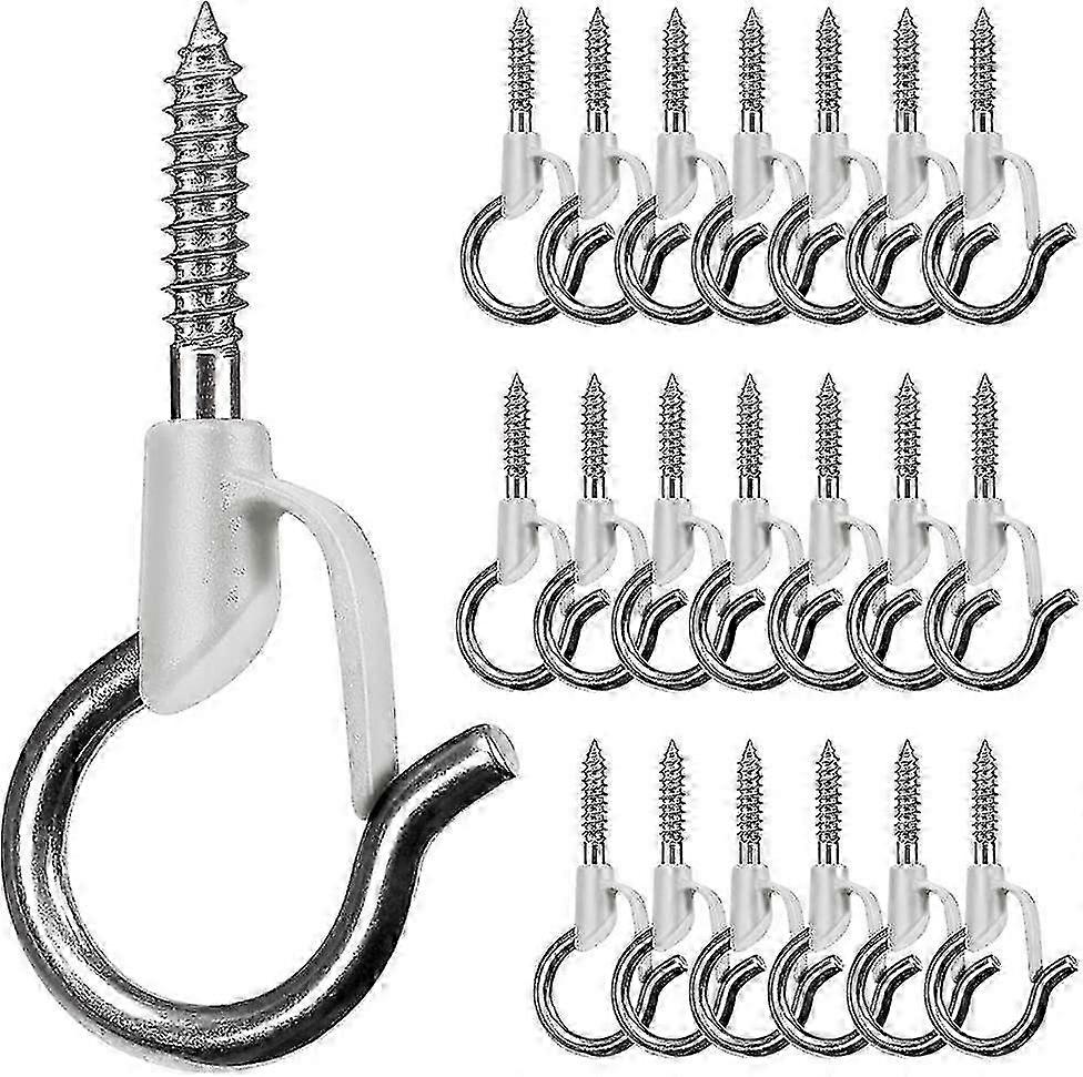 20pcs Heavy-Duty Screw-in Hook Set