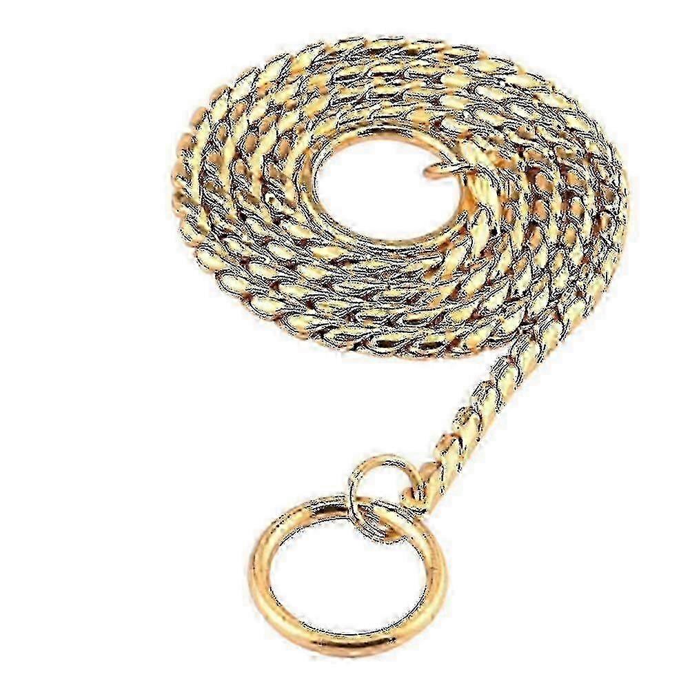 Smooth Finish Metal Snake Chain Collar