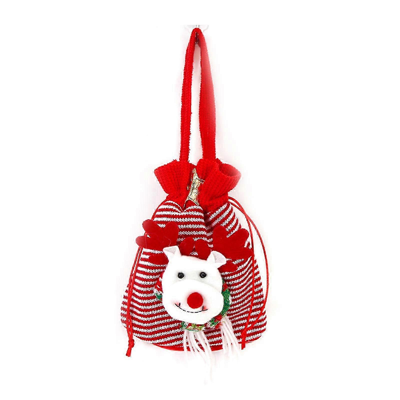 Festive Cartoon Drawstring Candy Bag
