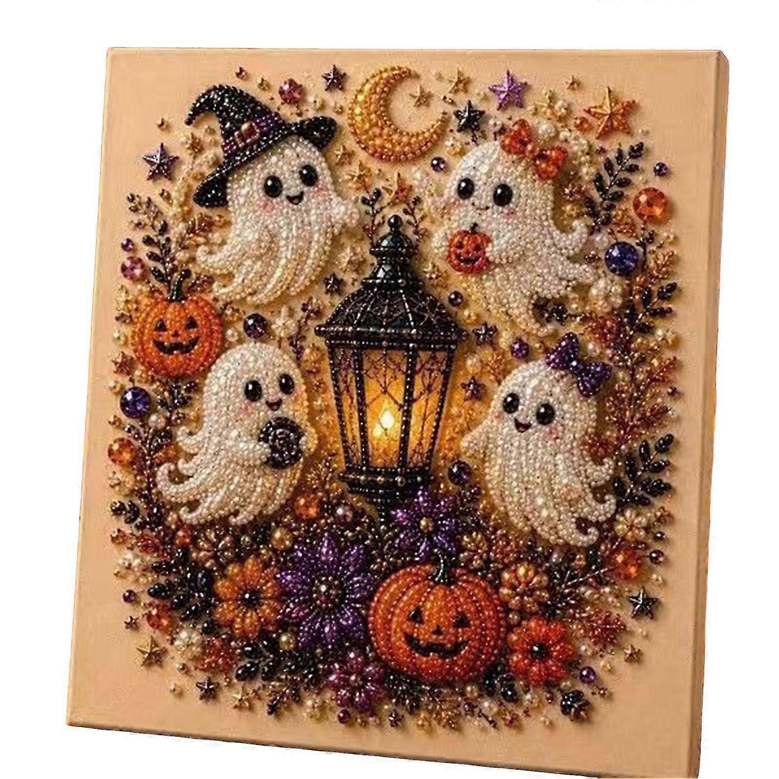 5D Pearl Ghost Diamond Painting Kit