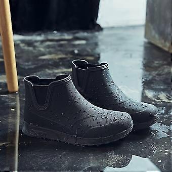 Men'S All Season Rain Boots Waterproof Lightweight Comfortable Ankle Shoes for Outdoor Daily Wear