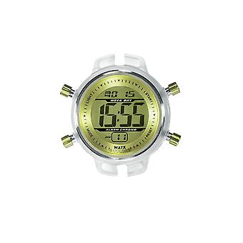 Watx & farger XS Digital kvarts Digital Dameklokke med RWA1533 gummi armbånd