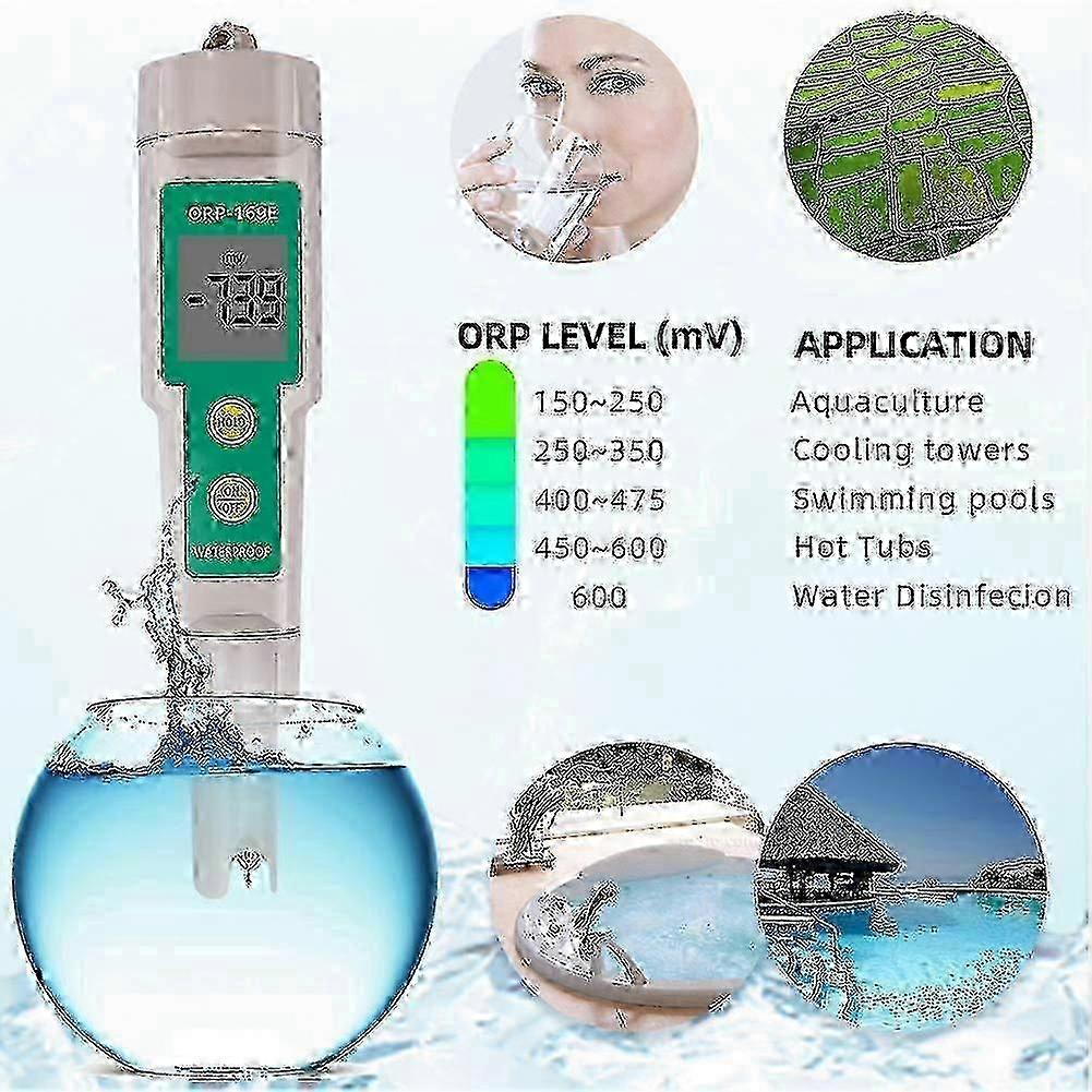Digital ORP Redox Meter for Water Quality Testing Potential Range