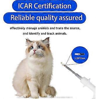 Animal Microchip Pet EM4305 Microchip 134.2KHz FDXB 20 Pack Animal ID Chip Syringe International Standard (1.4x8mm 20 Pack)_wxd2
