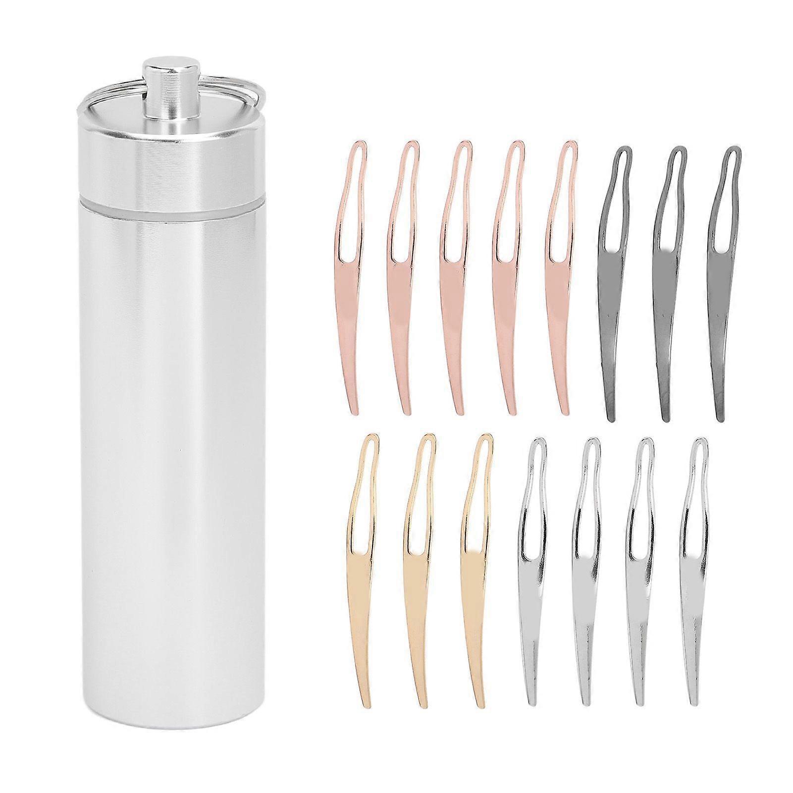 Dreadlocks Crochet Hook Kit, Alloy Multi-Function Hair Styling Tools, Interlocking Braiding Hooks Set Compatible with Braids and Extensions