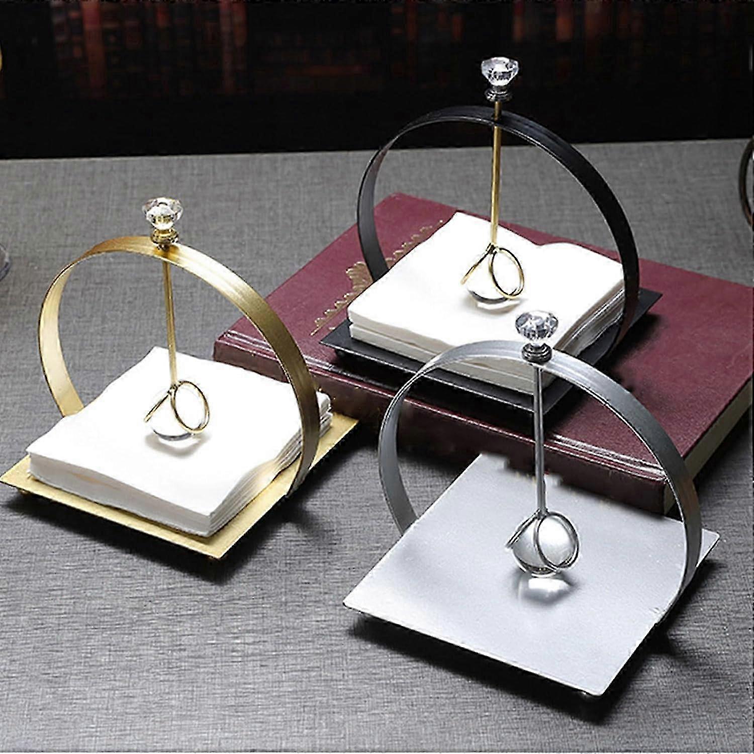 Gold-Plated Crystal Tissue Holder