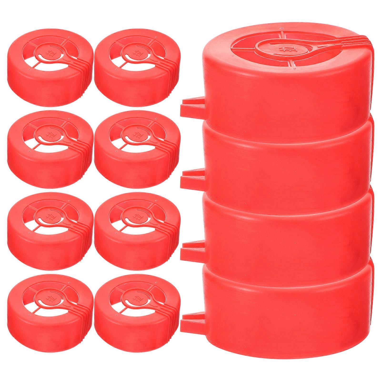 Antitheft Cover Plastic Drum Lids for Drum Sealing with 12Pcs Bung Caps Set