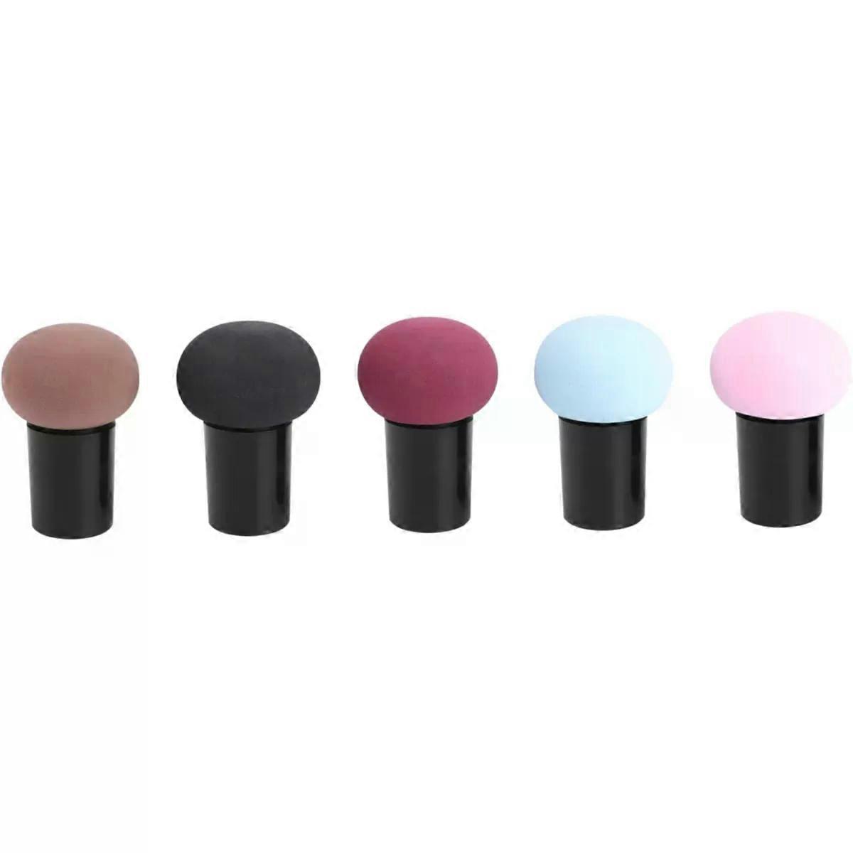 5pcs Mushroom Shape Makeup Sponge Puff for Professional Use
