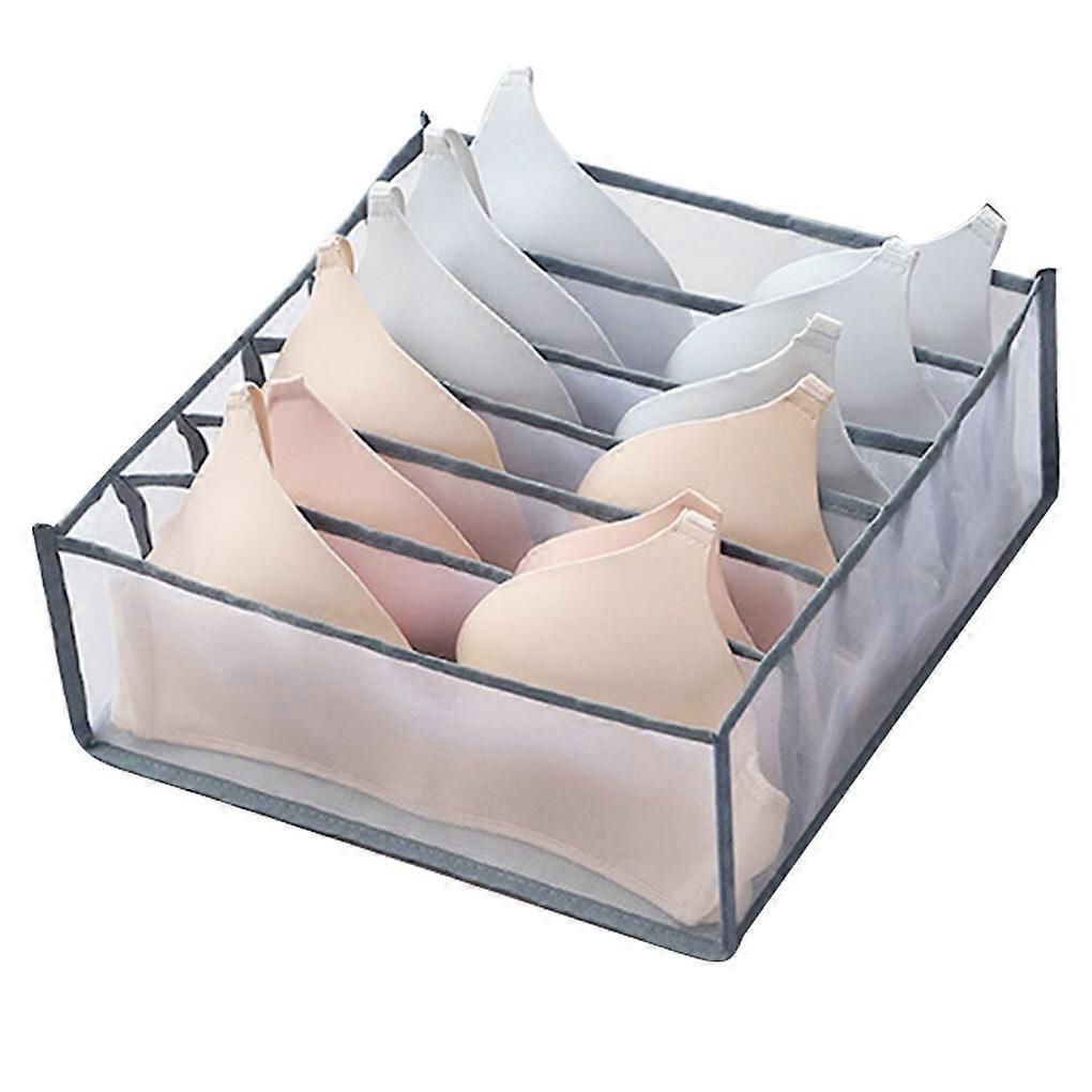 Foldable 6-Slot Bra Storage Drawer