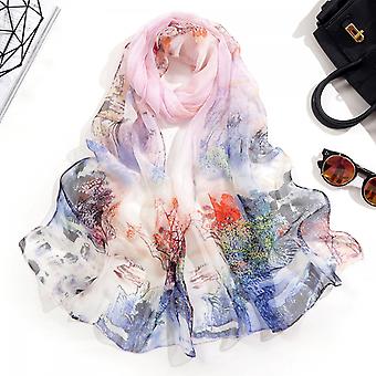 Scarfs for Women Lightweight Fashion Scarves Print Floral Pattern Scarf Shawl Wraps, W40