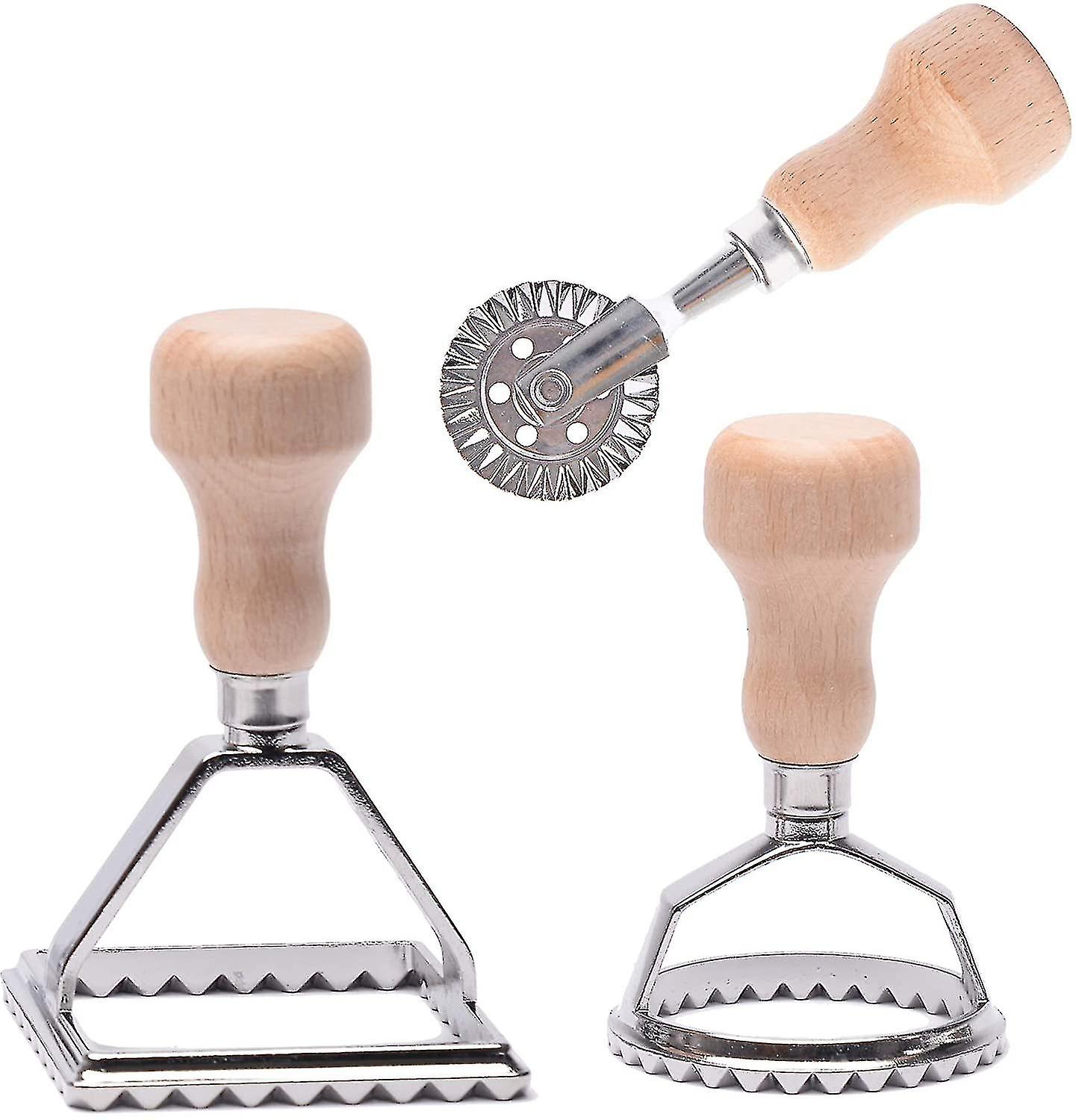 Ravioli Ausstecher Set, Runden Und Eckige Ravioli-stempel Former Mit H