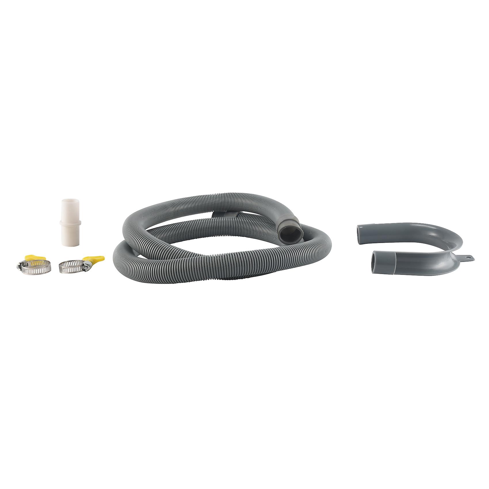 Drain Hose Extension Set Universal Washing Machine Hose 1.5M, Include Bracket Hose Connector and Ho