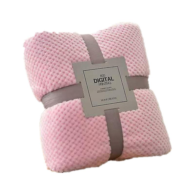 Oversized Soft Blanket Flannel Wool Blanket Jacquard Woven Comfortable Soft Warm Plush Blanket 200x230cm