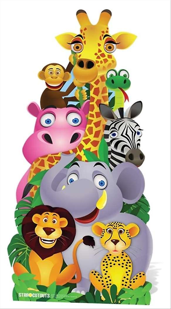 Jungle Pile Up Cardboard Cutout / Standee
