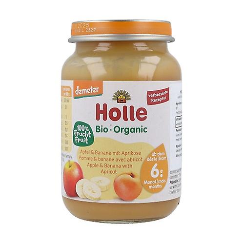 Organic Apple, Banana and Apricot Jar 6m+ 190 g (Fruits - Apricot - Banana - Apple)