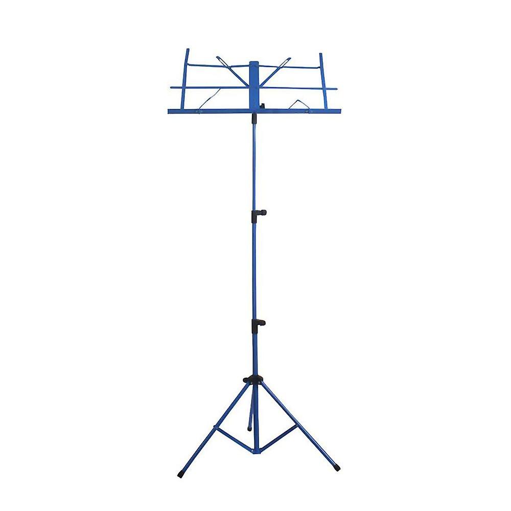 Portable Folding Music Stand With Carrying Bag Blue