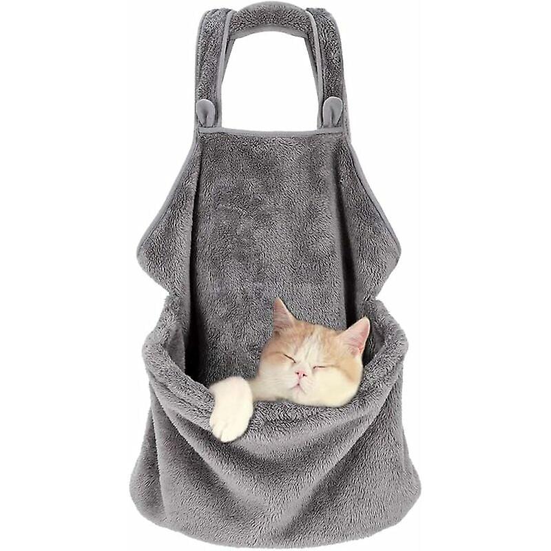Pet Sleeping Bag Fleece Apron Over Shoulder Portable Sleeping Bag for Dog and Cat