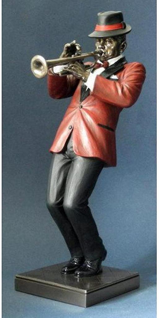 Trumpet Player Jazz Figurine By Allianceinteriorsltd