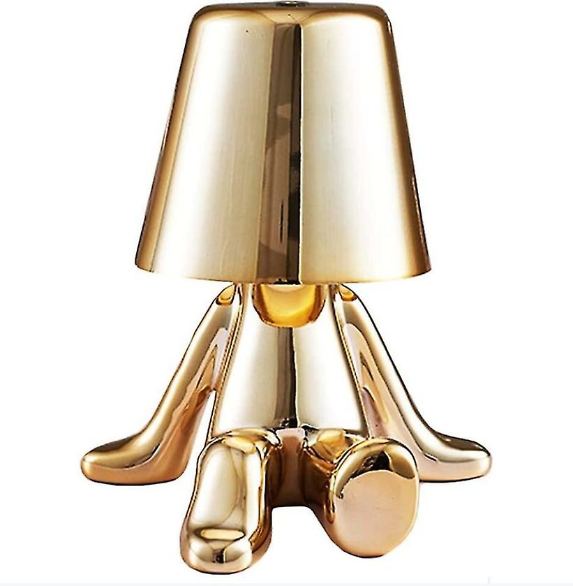 Thinker Lamp Touch Control Table Lamp, 13*15.5cm, Gold