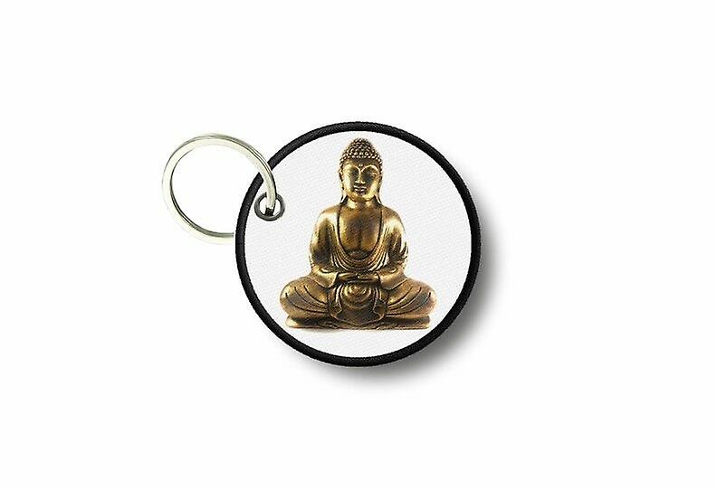 Cle Cles Key Brode Patch Ecusson Buddha Buddhist Peace Door